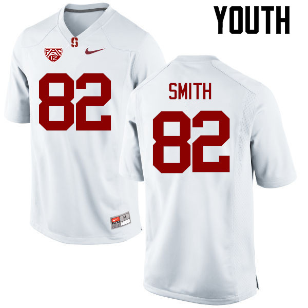 Youth Stanford Cardinal #82 Kaden Smith College Football Jerseys Sale-White